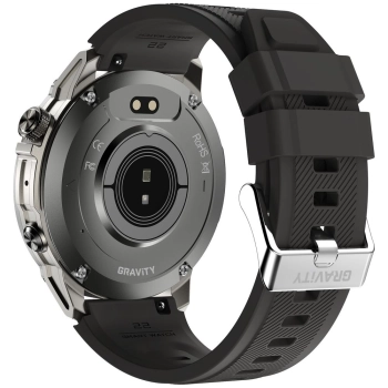 Smartwatch Gravity Grafitowy Pasek + Bransoleta GT46-3