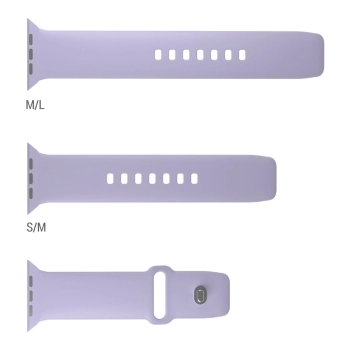 Pasek Puro Icon na Apple Watch 38/40/41/42mm - fioletowy