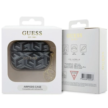 Guess GUAPPGCE4CK AirPods Pro coverczarny/black GCube Charm