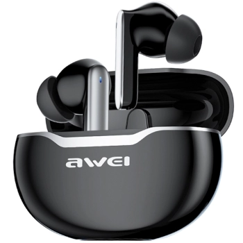 AWEI słuchawki Bluetooth 5.3 T50 TWS+ stacja dokująca czarny/black