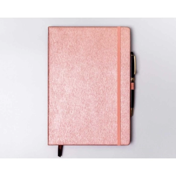 Notes planer notatnik B5 z gumką w kropki zeszyt organizer Peterson