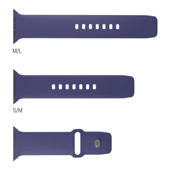 Pasek Puro Icon na Apple Watch 44/45/46/49mm - granatowy