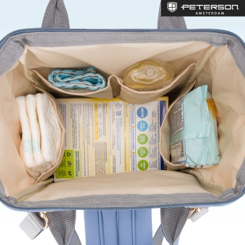 Torba na wózek plecak dla mamy organizer do wózka mommy bag Peterson