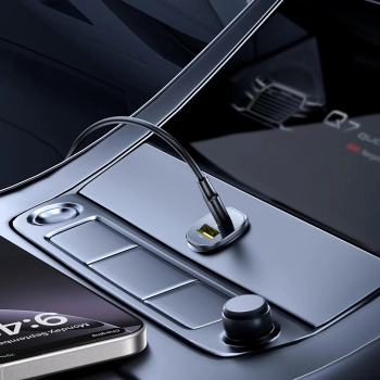 Ładowarka samochodowa Baseus GoTrip USB-C / USB-A 30W - czarna
