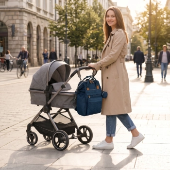 Plecak do wózka torba dla mamy wielofunkcyjny pojemny mommy bag Peterson