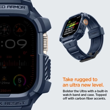 SPIGEN RUGGED ARMOR PRO APPLE WATCH ULTRA 1 / 2 (49 MM) NAVY BLUE