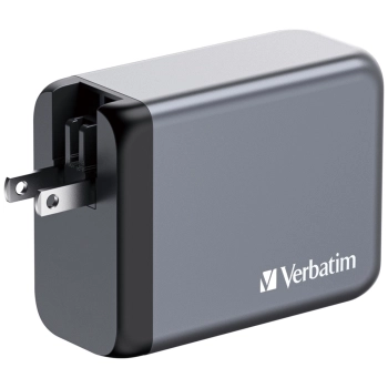 Verbatim Ładowarka sieciowa GaN 200W3xUSB-C/USB-A + Adapter EU/UK/US GNC-200 32204