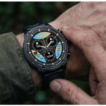 Smartwatch Gravity Czarny Pasek + Bransoleta GT41-1