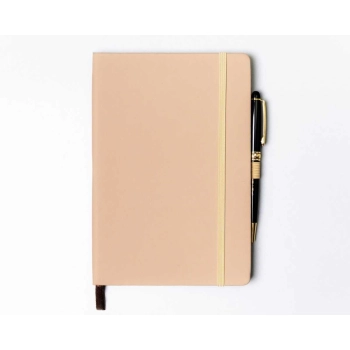 Notatnik notes planer A5 twarda oprawa zeszyt organizer Peterson z gumką