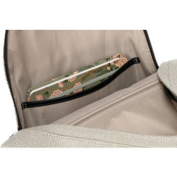 Plecak damski płócienny canvas Peterson elegancki plecaczek modny