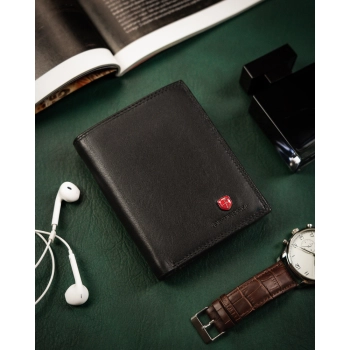 Duży portfel męski z systemem RFID Protect - Peterson