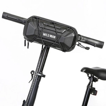 WILDMAN Etui/uchwyt rowerowy XT17 1L     sakwa na kierownicę czarna/black
