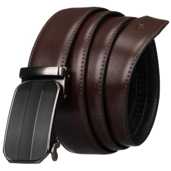Pasek PU+skóra 35 mm PTN AB35-115-03-PUL BROWN