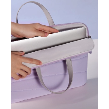 INNOSTYLE DAMSKA TORBA NA LAPTOPA 13 14 WODOODPORNA CARRYLITE SLIM FIOLET