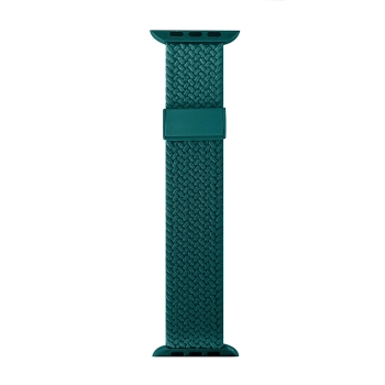 Pasek nylonowy Puro Loop do Apple Watch 38 / 40 / 41 mm - ciemnozielony