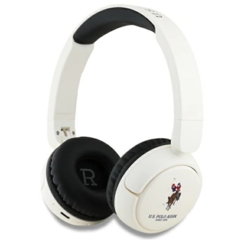 US Polo słuchawki nauszne Bluetooth      USHPV6PUNH biały/white DH Color Logo