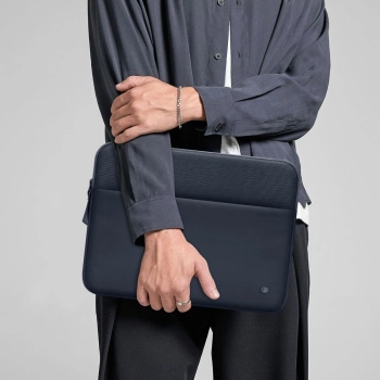 Torba Tech-Protect Sleeve na laptopa 15-16 - niebieska