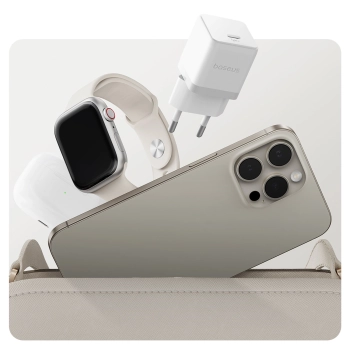 Ładowarka sieciowa Baseus Palm 20W USB-C - biała