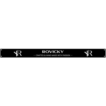 Stylowy, skórzany pasek męski z efektownymi tłoczeniami — Rovicky