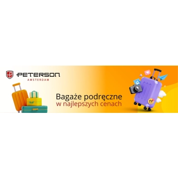 Podróżny plecak-bagaż podręczny do samolotu — Peterson