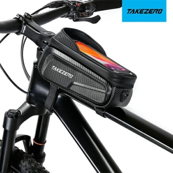 Etui/uchwyt rowerowy TAKEZEROTZ01 sakwa na ramę czarny/black
