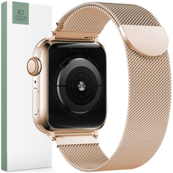 TECH-PROTECT MILANESEBAND APPLE WATCH 6 / 7 / 8 / 9 / 10 / SE (40 / 41 / 42 MM) GOLD