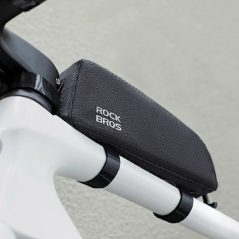 Torba rowerowa Rockbros na ramę na rurę górną 0,9l - czarna