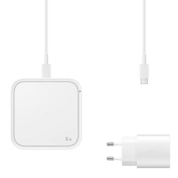 Ładowarka indukcyjna Samsung EP-P2400TWFast Charger 15W + ład. siec. biały/white