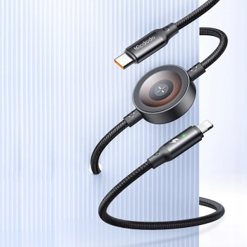 MCDODO ŁADOWARKA INDUKCYJNA DO APPLE WATCH 2W1 KABEL DO IPHONE LIGHTNING