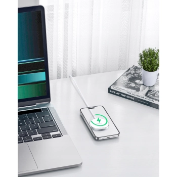 INNOSTYLE MAGEASE ŁADOWARKA INDUKCYJNA BEZPRZEWODOWA DO MAGSAFE IPHONE MAGEASE 15W CZARNA