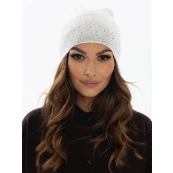Czapka PTN HAT-01-7460 elegancka biała do noszenia zapach