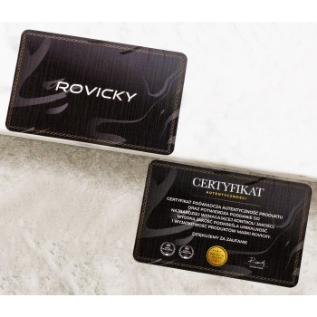 Skórzany portfel męski w stylu retro - Rovicky