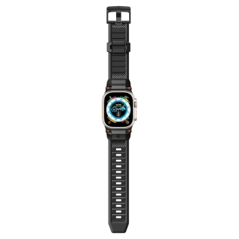 SPIGEN RUGGED ULTRA BAND APPLE WATCH 4 / 5 / 6 / 7 / 8 / 9 / SE / ULTRA 1 / 2 (42 / 44 / 45 / 49 MM) MATTE BLACK