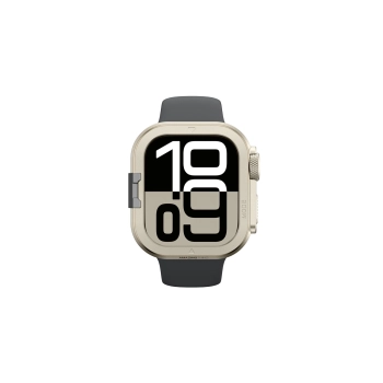 Etui metalowe AMAZINGTHING Titan Pro na Apple Watch 11 46mm aluminiowe - tytanowe
