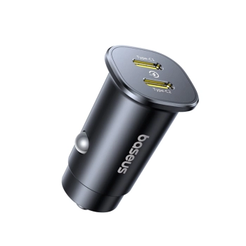 Ładowarka samochodowa Baseus GoTrip 2 x USB-C 30W - czarna