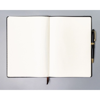 Notes planer notatnik B5 z gumką organizer w kropki zeszyt Peterson