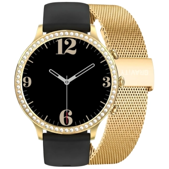 Smartwatch Gravity Złoty Pasek i Bransoleta GT5-1