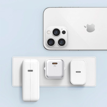 USAMS Ład. siec. 1xUSB-C PD30W 3A(only head) PD3.0 Fast Charging biały/white X-ron Series CC186TC02 (US-CC186)