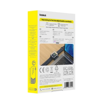 Ładowarka indukcyjna Baseus MagPro 2.5W magnetyczna do Apple Watch - czarna