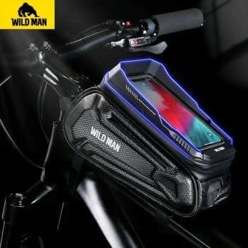 WILDMAN Etui/uchwyt rowerowy XT5sakwa na ramę czarna/black