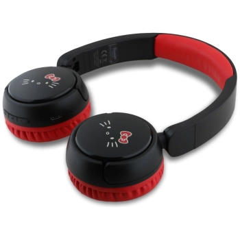 Słuchawki nauszne Hello Kitty Face Logo  Bluetooth czerwony