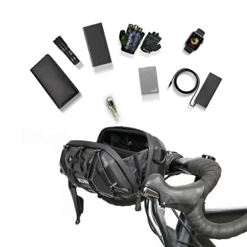 WILDMAN Etui/uchwyt rowerowy XT17 1L     sakwa na kierownicę czarna/black
