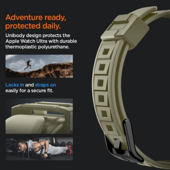 SPIGEN RUGGED ARMOR PRO APPLE WATCH ULTRA 1 / 2 (49 MM) VINTAGE KHAKI