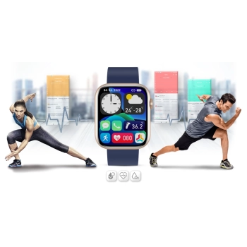 Smartwatch Damski Gravity Elegancki Zegarek Dotykowy