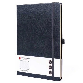 Notes planer organizer notatnik z gumką B5 Peterson elegancki w linie