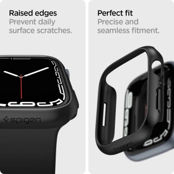 SPIGEN THIN FIT APPLE WATCH 7 / 8 / 9 (45 MM) BLACK