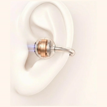 Słuchawki TWS USAMS R03 Echo Clip-on     Bluetooth 6.0 bezprzewodowe niebieski
