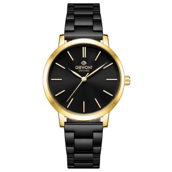 Zegarek Damski Giewont Sapphire Złoto Czarny GW2360-B4