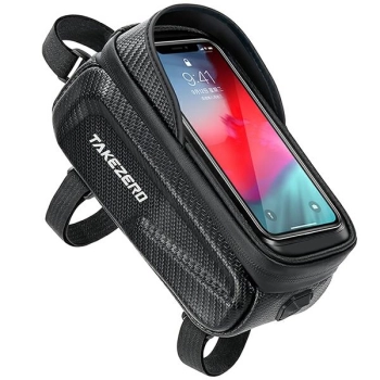 Etui/uchwyt rowerowy TAKEZEROTZ01 sakwa na ramę czarny/black