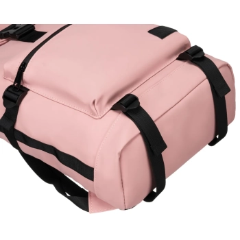 Plecak damski Peterson roll-top wodoodporny na laptop 15.6 miejski 17L